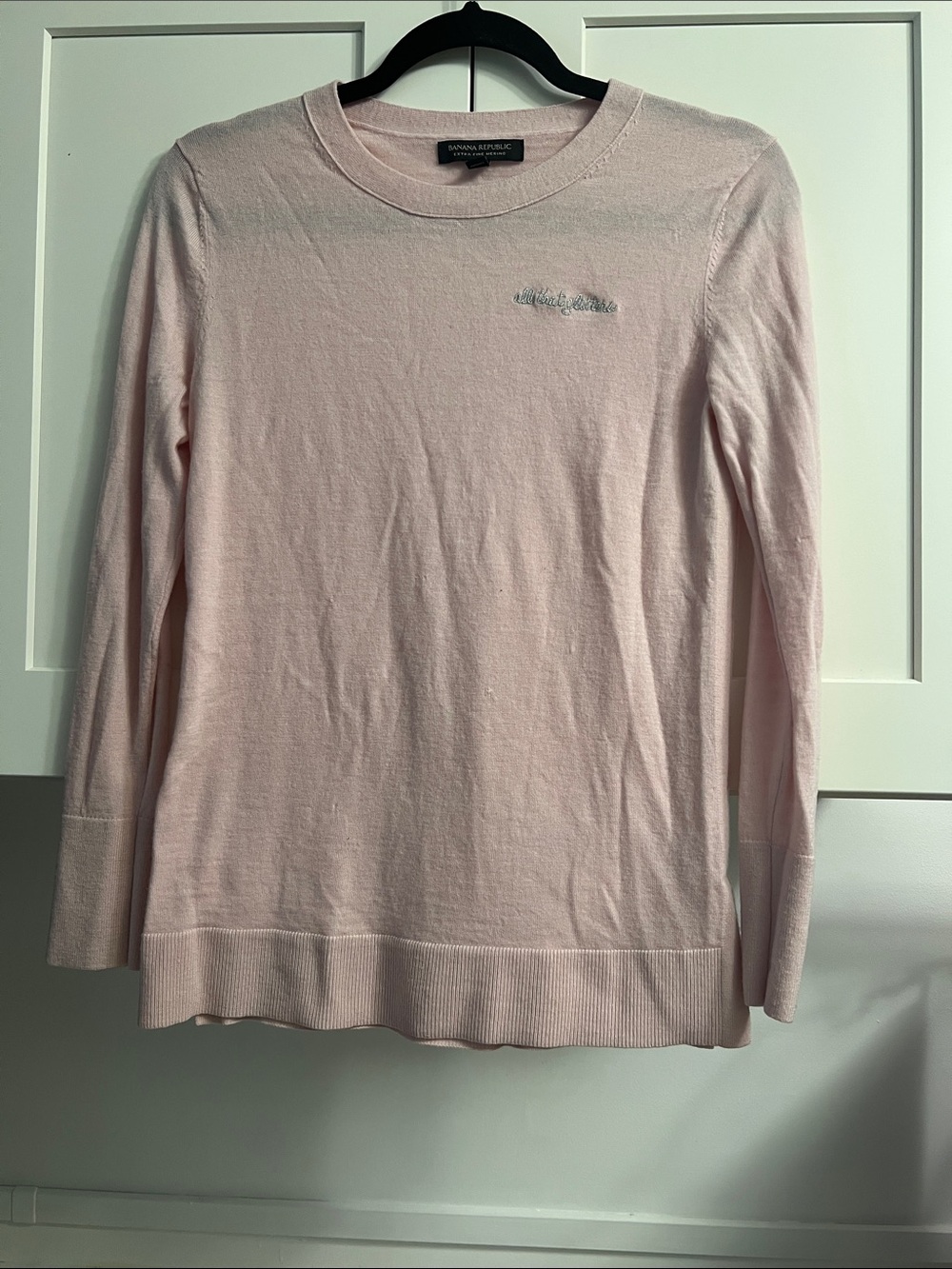 Banana Republic Lite Pink light weight sweater